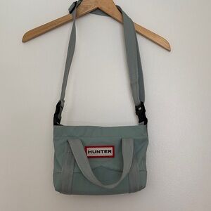 Hunter Light Gray Crossbody Bag